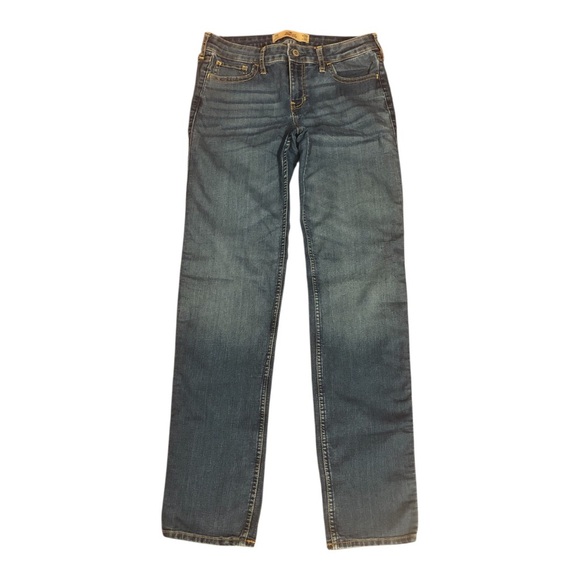 🔹Hollister Women's Straight Leg Blue Jeans Sz 7-R🔹 - Picture 7 of 11